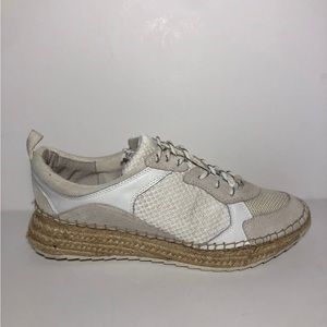 Marc Fisher LTD Janette 3 Espadrille Sneakers White Women's 10 New